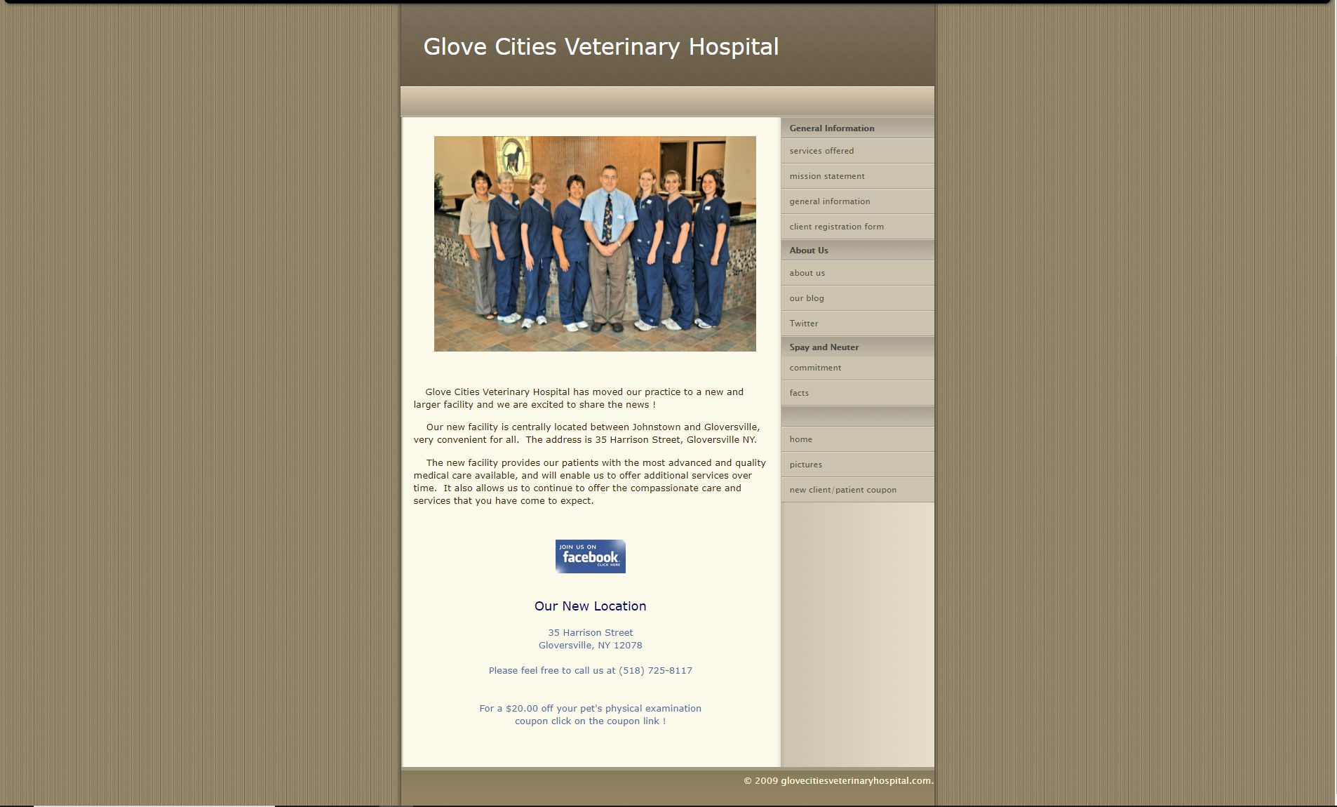 Glove Cities Veterinary Hospital - OLD